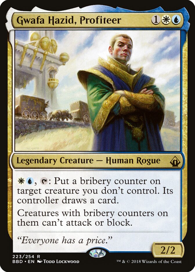 Gwafa Hazid, Profiteer (223) - Battlebond (BBD)