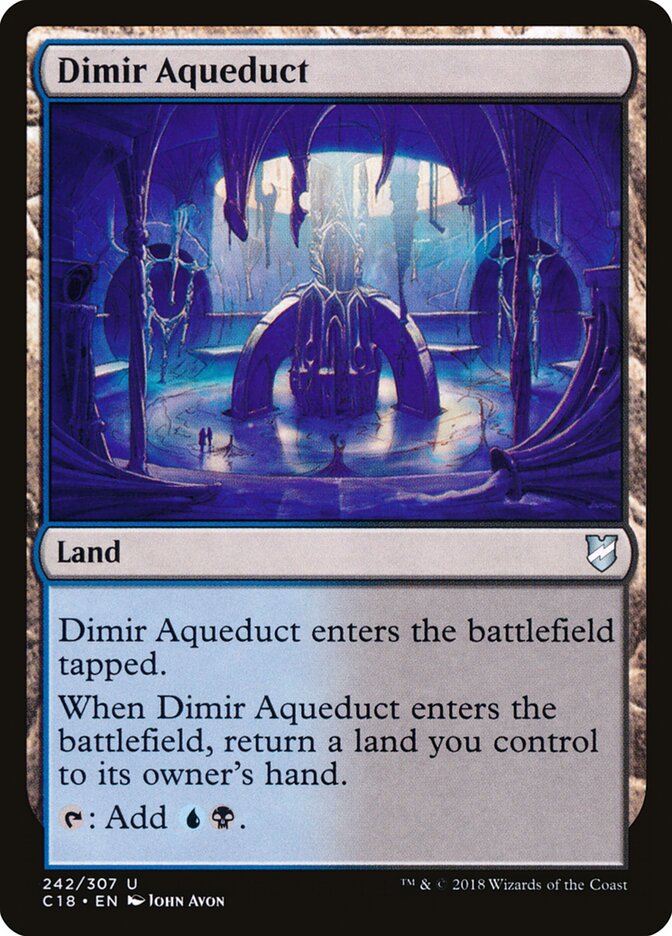 Dimir Aqueduct (242) - Commander 2018 (C18)