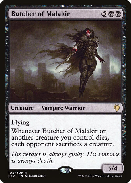 Butcher of Malakir (103) - Commander 2017 (C17)