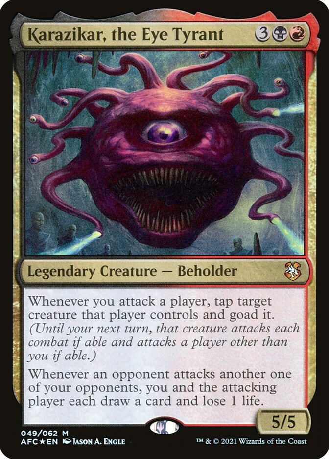 Karazikar, the Eye Tyrant (49) - Forgotten Realms Commander (AFC)
