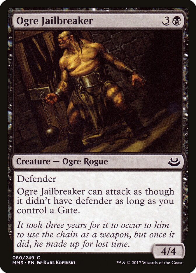 Ogre Jailbreaker (80) - Modern Masters 2017 (MM3)