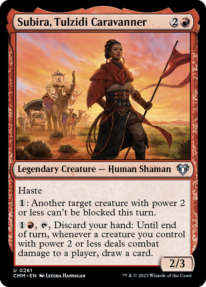 Subira, Tulzidi Caravanner (261) - Commander Masters (CMM)
