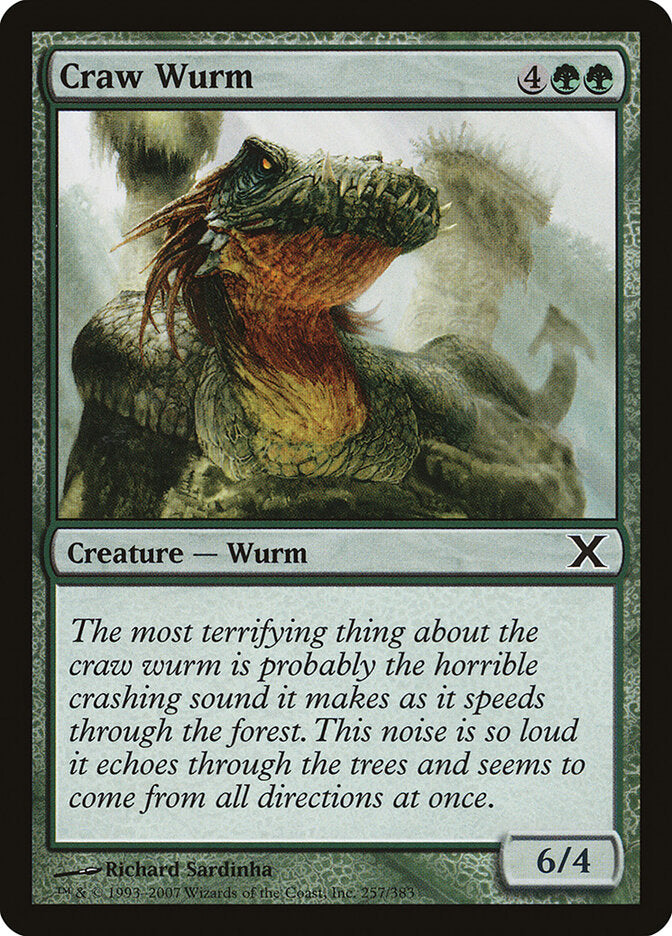 Craw Wurm (257) - Tenth Edition (10E)
