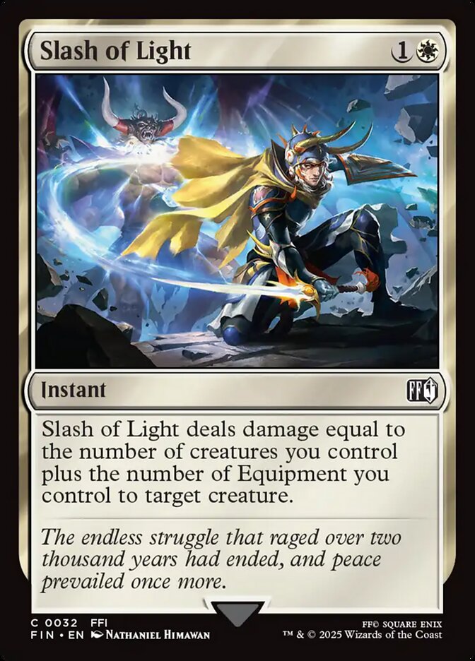 Slash of Light (32) - [Foil] Final Fantasy (FIN)