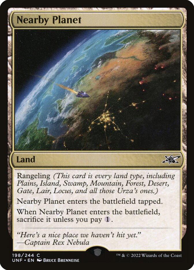Nearby Planet (198) - Unfinity (UNF)