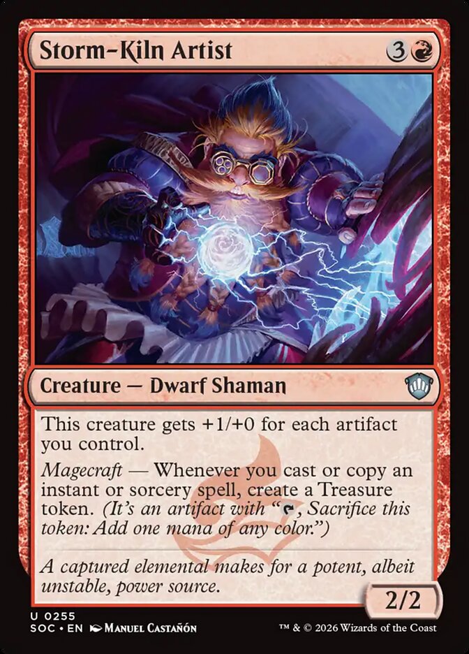 Storm-Kiln Artist (255) - Secrets of Strixhaven Commander (SOC)