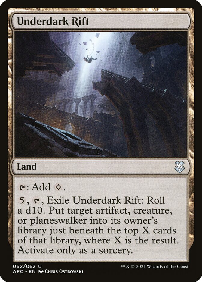 Underdark Rift (62) - Forgotten Realms Commander (AFC)