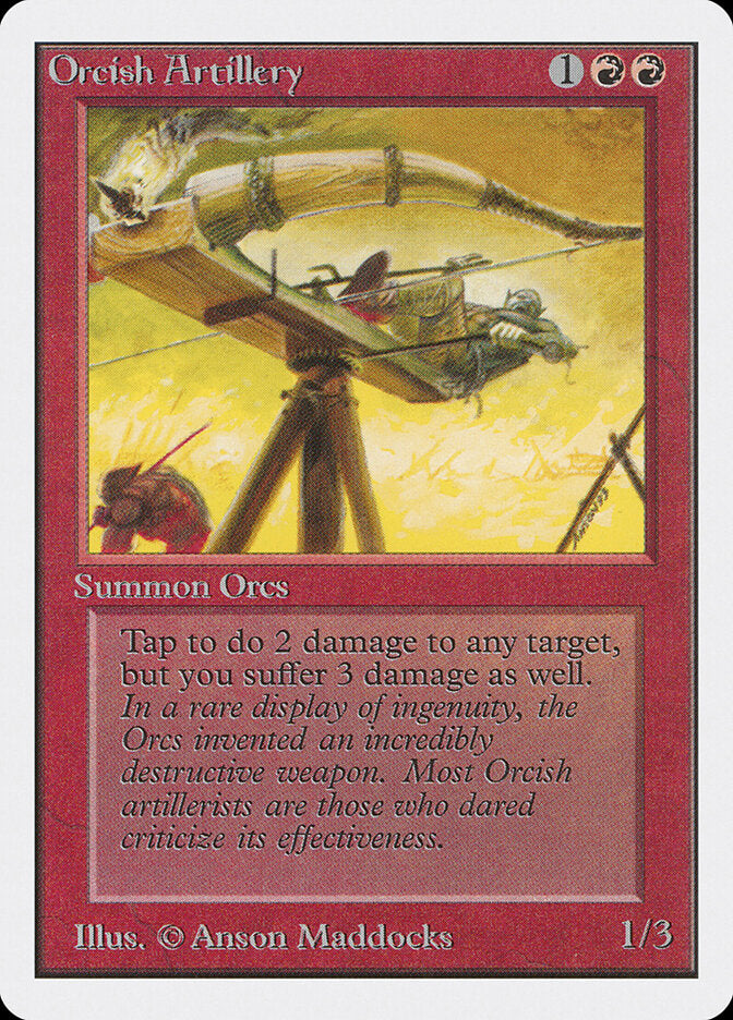 Orcish Artillery (166) - Unlimited Edition (2ED)