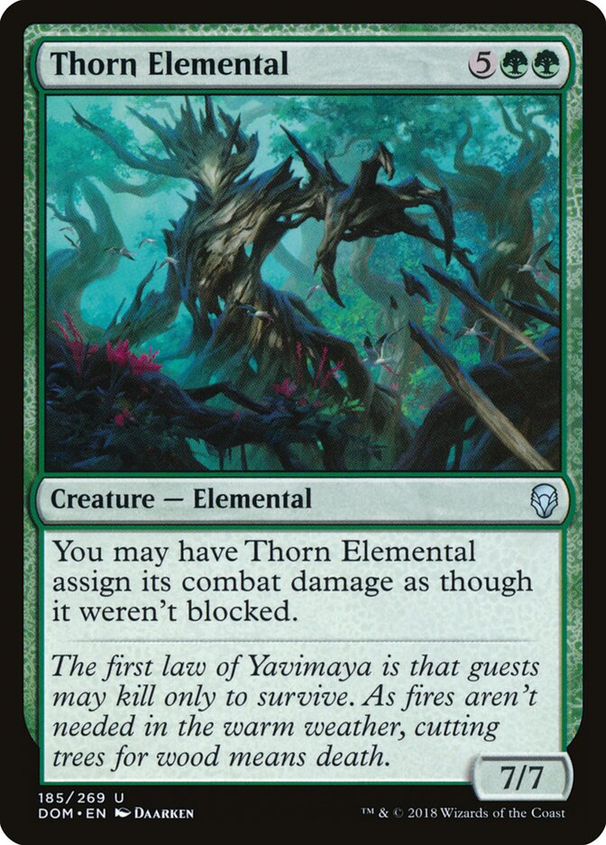Thorn Elemental (185) - Dominaria (DOM)