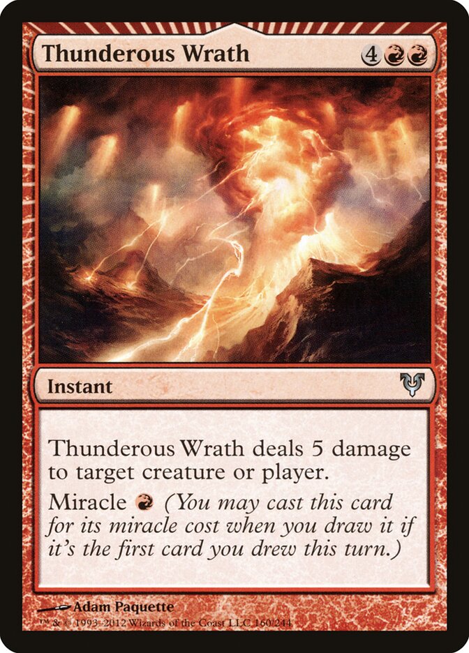 Thunderous Wrath (160) - Avacyn Restored (AVR)