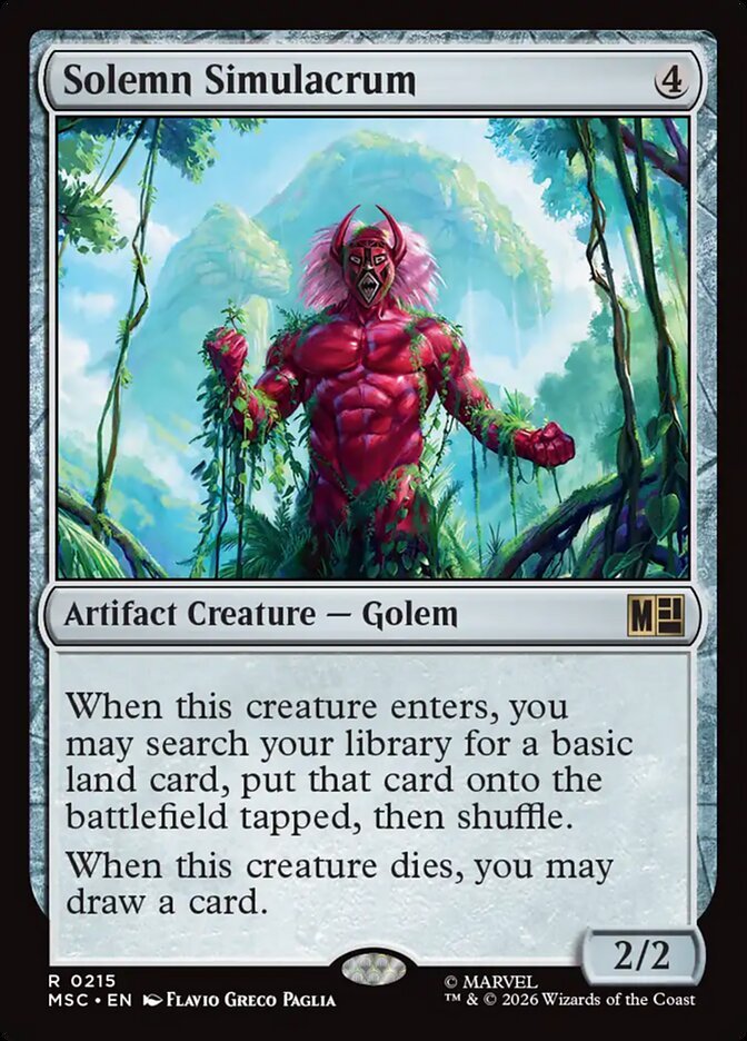 Solemn Simulacrum (215) - Marvel Super Heroes Commander (MSC)