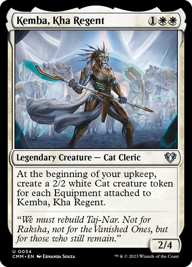 Kemba, Kha Regent (34) - Commander Masters (CMM)