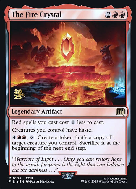 The Fire Crystal (135s) - Final Fantasy Promos (PFIN)