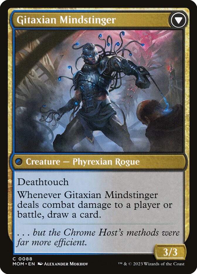 Aetherblade Agent // Gitaxian Mindstinger (88) - March of the Machine (MOM)