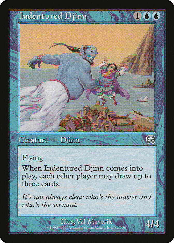 Indentured Djinn (85) - Mercadian Masques (MMQ)