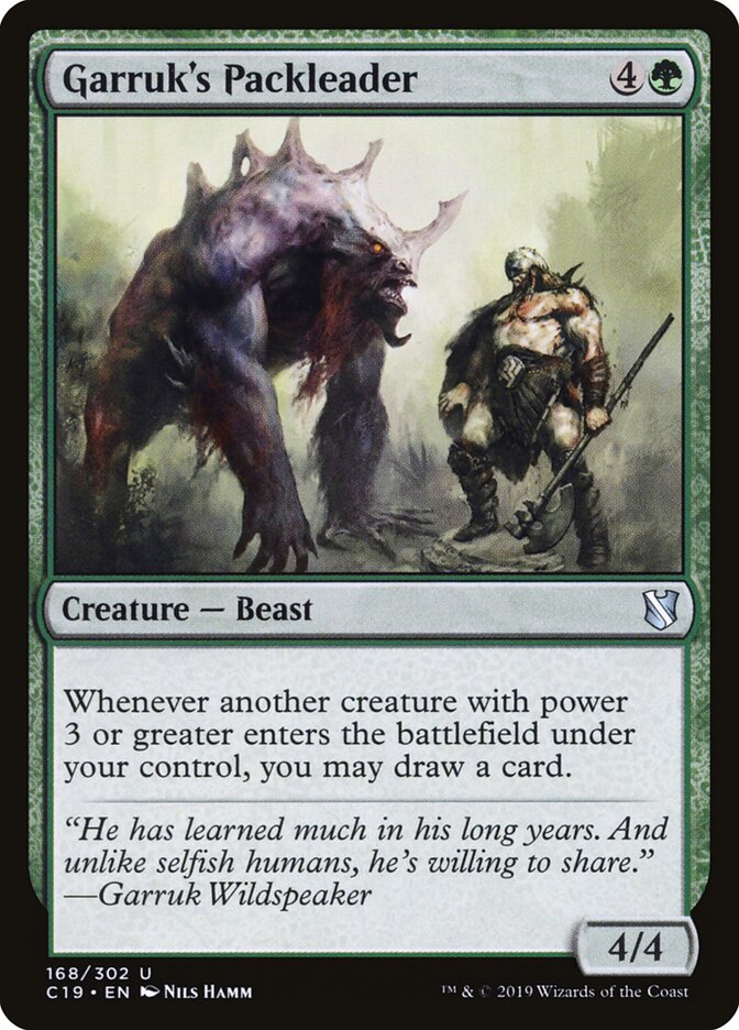 Garruk's Packleader (168) - Commander 2019 (C19)