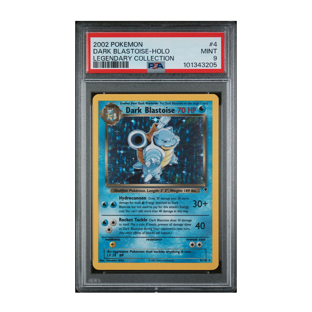 Dark Blastoise - [Holo, Graded PSA 9] Legendary Collection (LC)