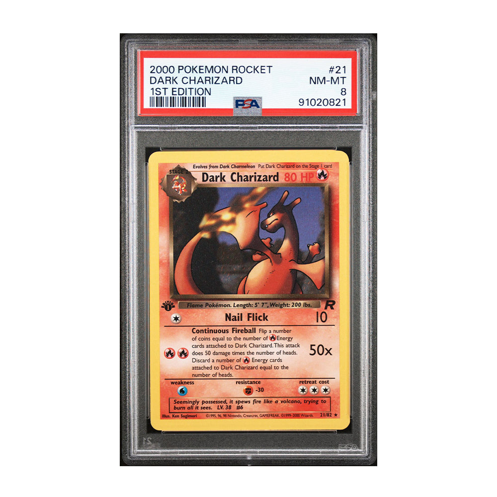 1st edition graded pokemon cards Dark Charizard - 1st Edition