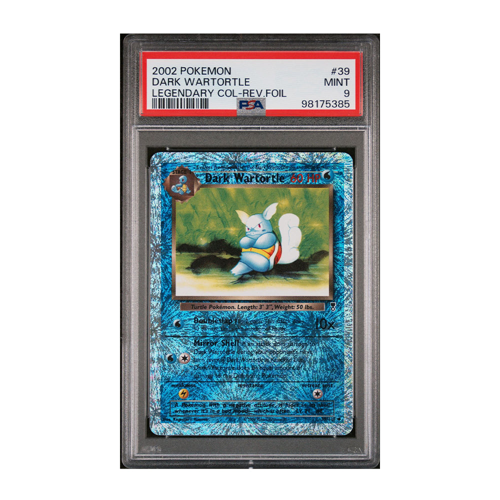 Dark Wartortle - [Reverse Holo, Graded PSA 9] Legendary Collection (LC)