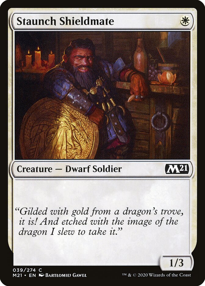 Staunch Shieldmate (39) - Core Set 2021 (M21)