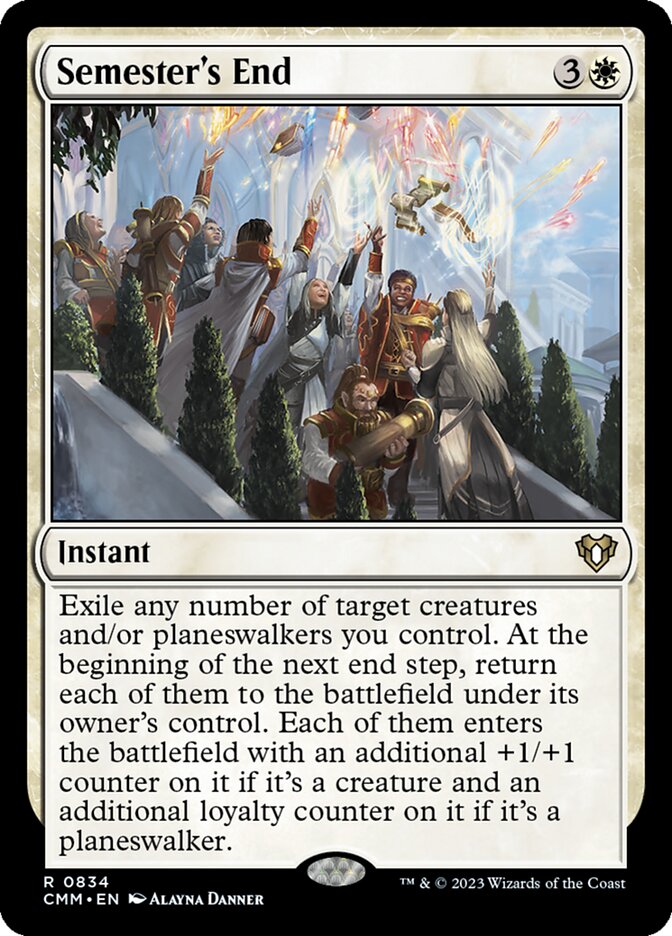 Semester's End (834) - Commander Masters (CMM)