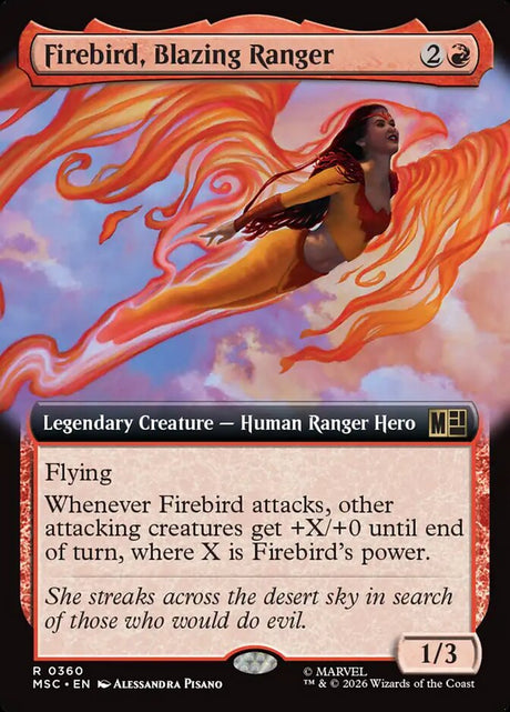 Firebird, Blazing Ranger (360) - Marvel Super Heroes Commander (MSC)