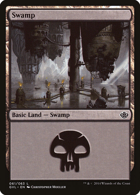 Swamp (61) - Duel Decks Anthology: Garruk vs. Liliana (GVL)