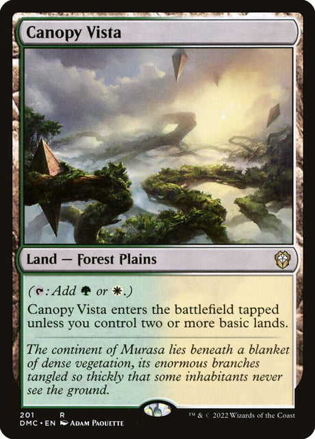 Canopy Vista (201) - Dominaria United Commander (DMC)
