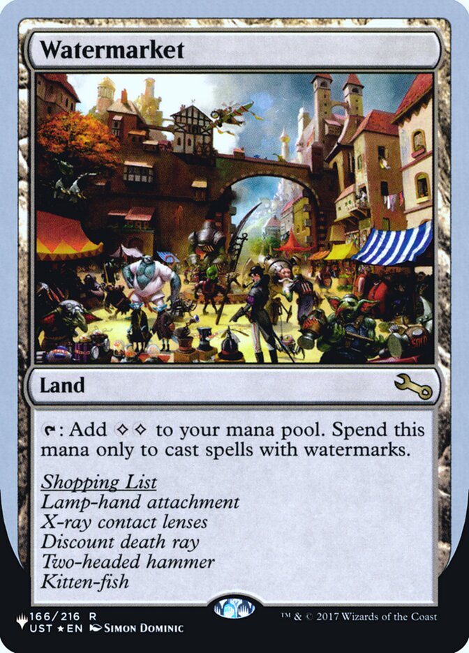 Watermarket (62) - The List (Unfinity Foil Edition) (ULST)
