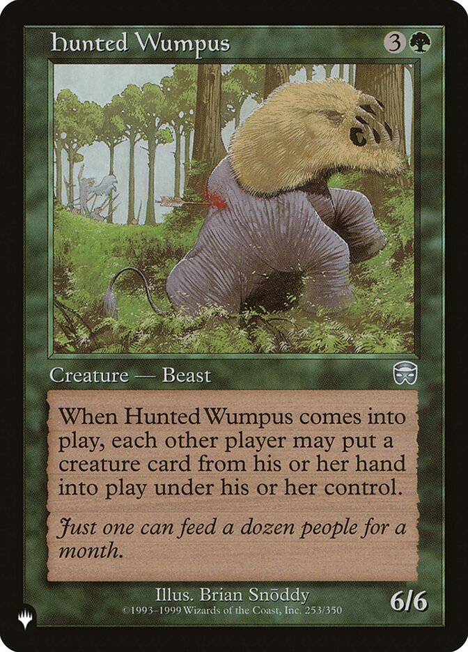 Hunted Wumpus (MMQ-253) - The List (PLST)