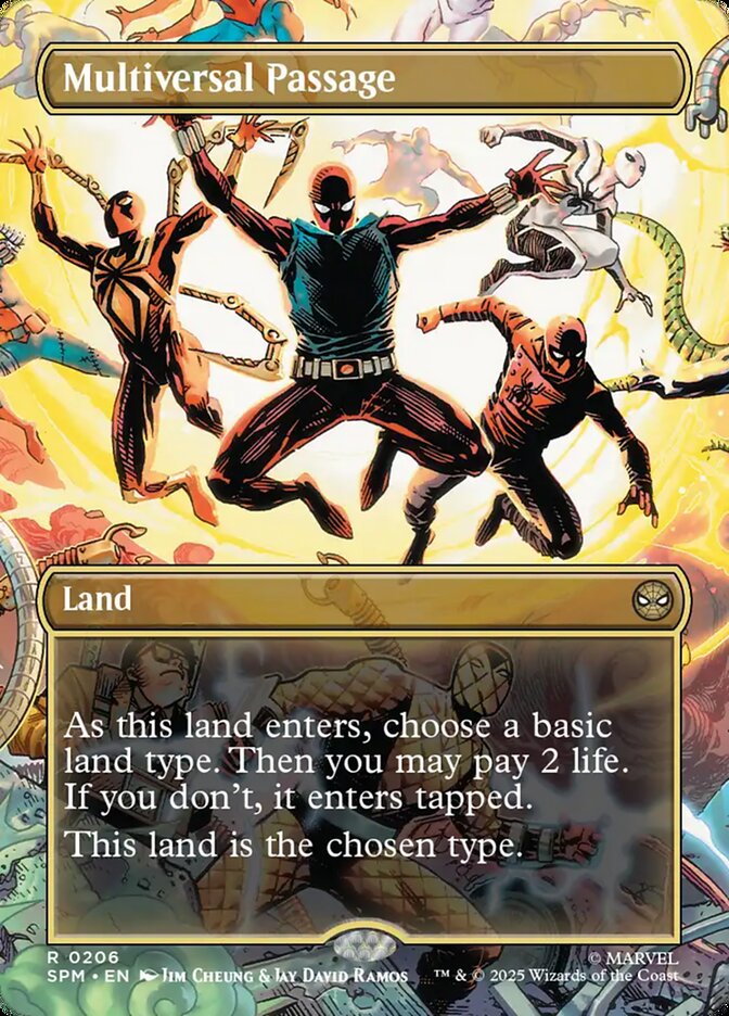 Multiversal Passage (206) - [Foil, Borderless] Marvel's Spider-Man (SPM)