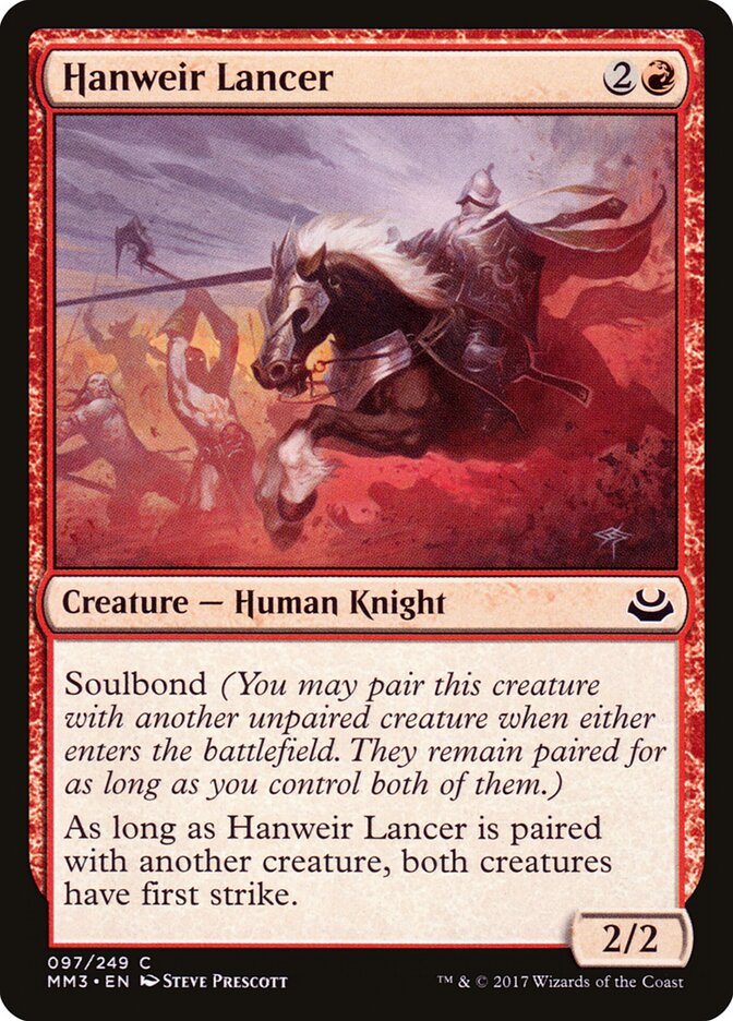 Hanweir Lancer (97) - Modern Masters 2017 (MM3)