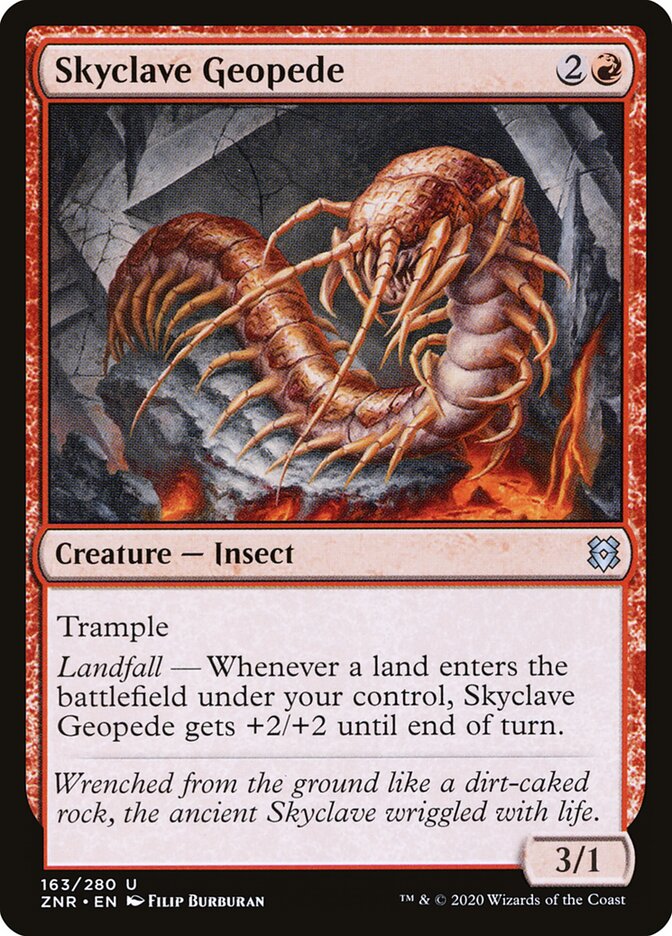 Skyclave Geopede (163) - Zendikar Rising (ZNR)