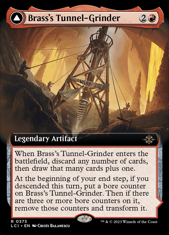 Brass's Tunnel-Grinder // Tecutlan, the Searing Rift (373) - The Lost Caverns of Ixalan (LCI)