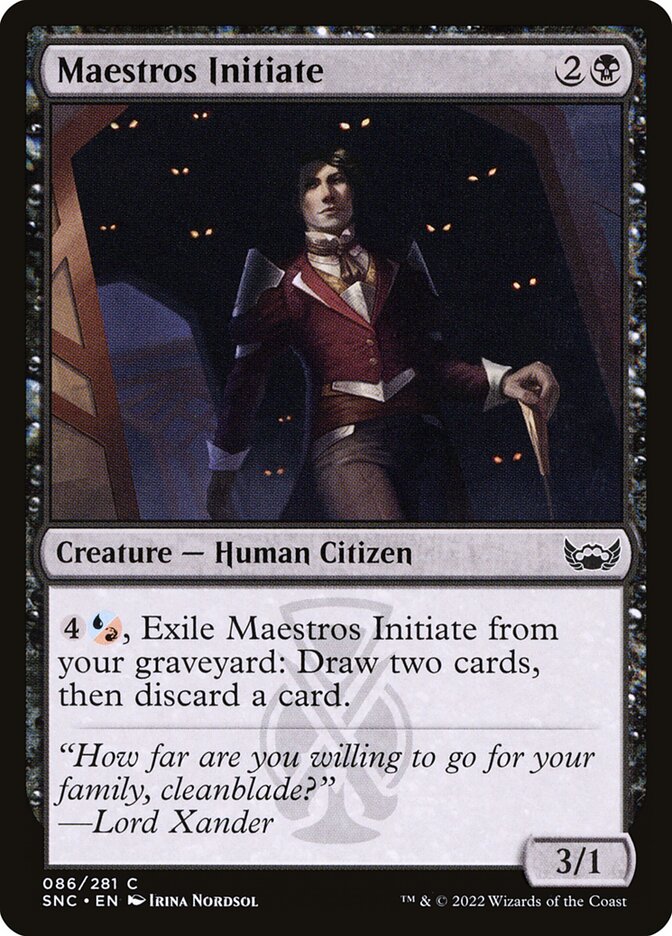Maestros Initiate (86) - Streets of New Capenna (SNC)