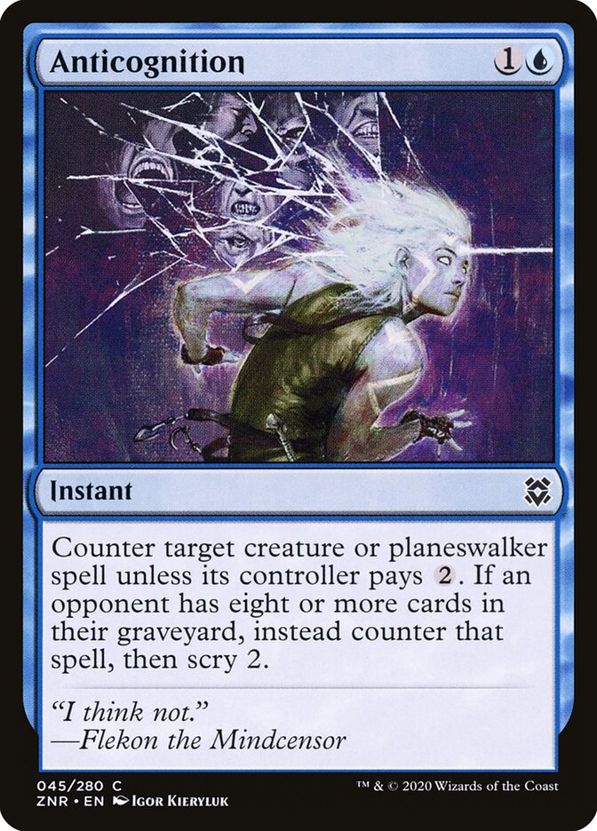 Anticognition (45) - Zendikar Rising (ZNR)
