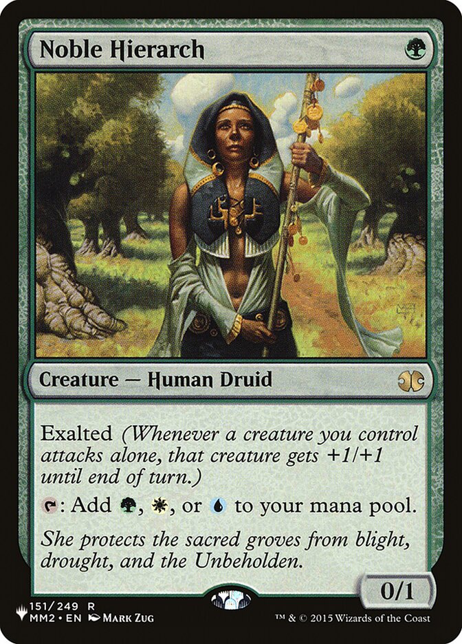 Noble Hierarch (MM2-151) - The List (PLST)
