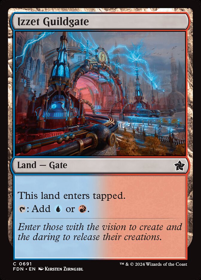 Izzet Guildgate (691) - Foundations (FDN)