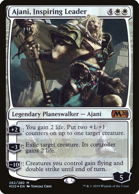 Ajani, Inspiring Leader (282) - Core Set 2020 (M20)