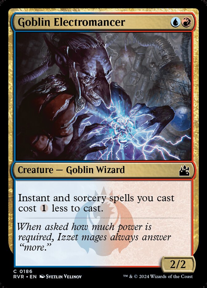 Goblin Electromancer (186) - Ravnica Remastered (RVR)