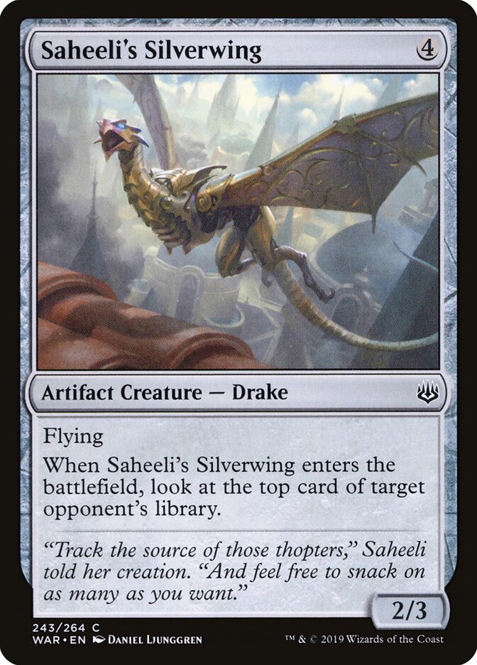 Saheeli's Silverwing (243) - War of the Spark (WAR)