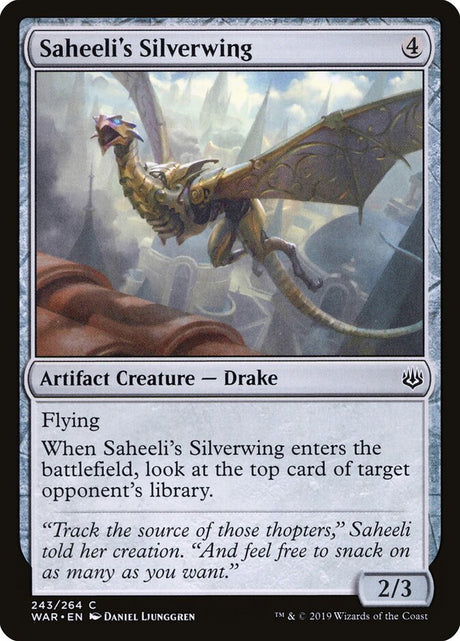 Saheeli's Silverwing (243) - War of the Spark (WAR)