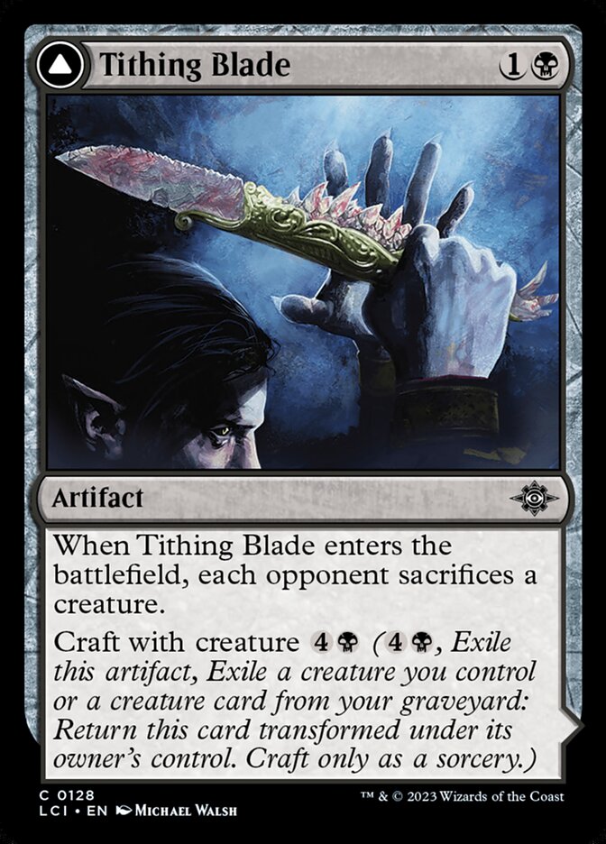 Tithing Blade // Consuming Sepulcher (128) - The Lost Caverns of Ixalan (LCI)