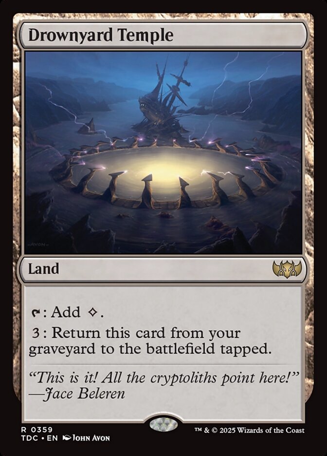 Drownyard Temple (359) - Tarkir: Dragonstorm Commander (TDC)