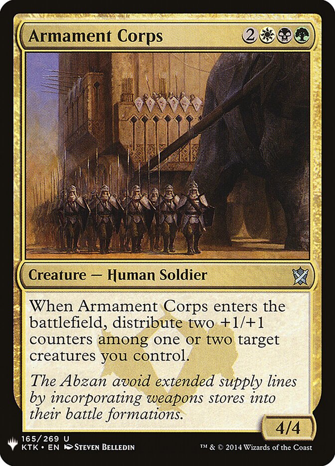 Armament Corps (KTK-165) - The List (PLST)