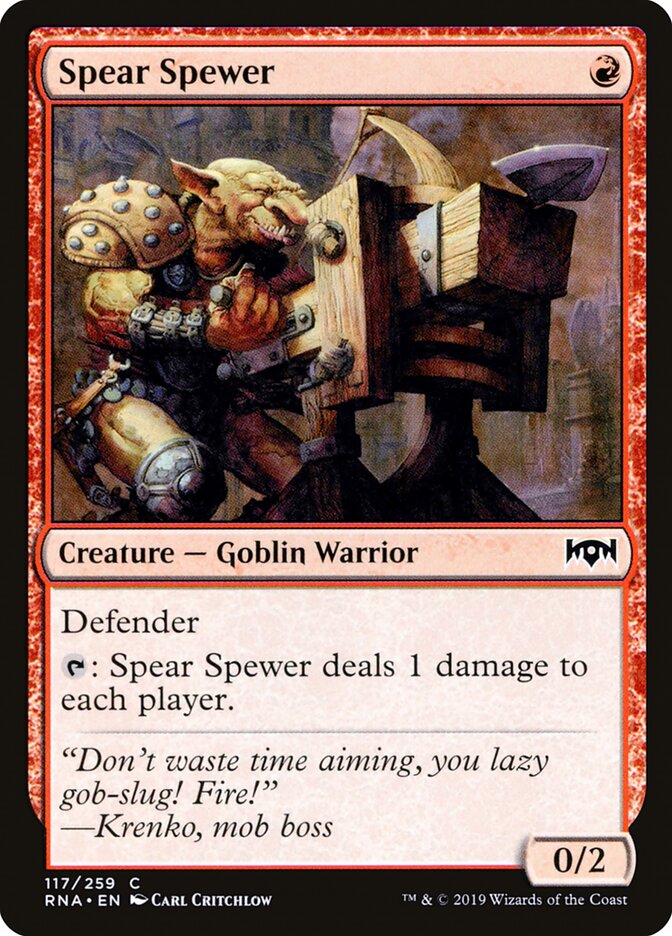 Spear Spewer (117) - Ravnica Allegiance (RNA)