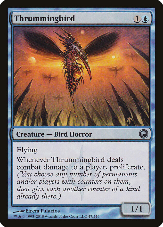 Thrummingbird (47) - Scars of Mirrodin (SOM)