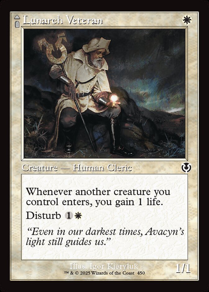 Lunarch Veteran // Luminous Phantom - [Retro Frame] Innistrad Remastered (INR)