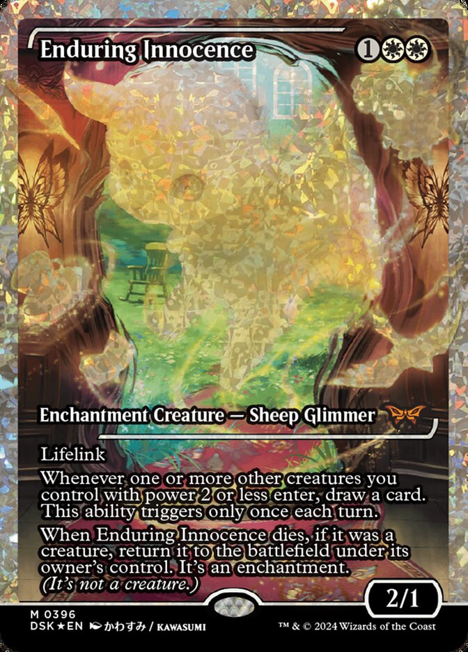Enduring Innocence - [Fractured Foil, Japanese Showcase] Duskmourn: House of Horror (DSK)