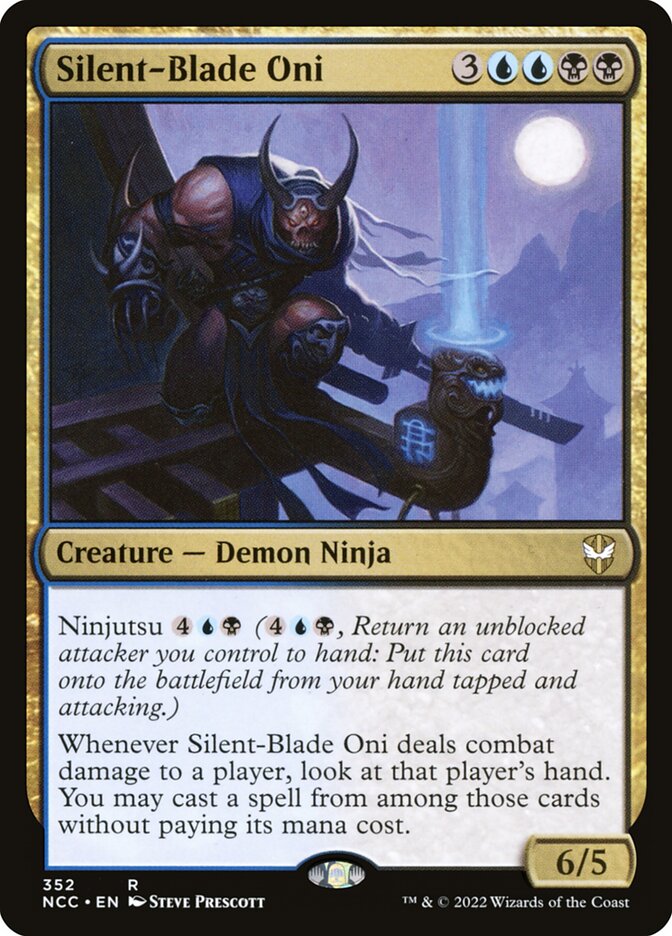 Silent-Blade Oni (352) - New Capenna Commander (NCC)